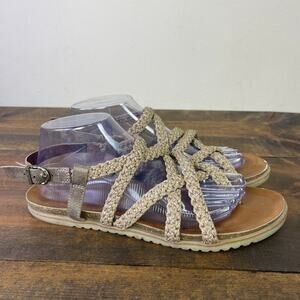 Blowfish Malibu Madurai Sandals Braided Women's 10 Bohemian Festival Boho